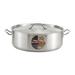 Winco SSLB-20 20 qt Stainless Steel Braising Pot, Silver