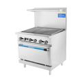 Turbo Air TAR-36RB Radiance 36" Commercial Gas Range w/ Full Charbroiler & Standard Oven, Natural Gas, Stainless Steel, Gas Type: NG