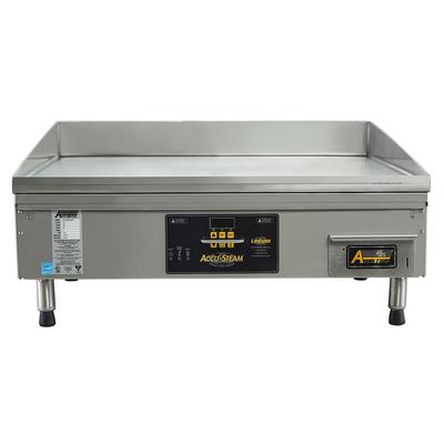 AccuTemp EGF2083B2450-T1 24" Electric Commercial Griddle w/ Thermostatic Controls - 3/16" Steel Plate, 208v/3ph, Stainless Steel