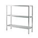 New Age 1044 H.D. Series 72" Heavy-duty Shelving Unit w/ 1500 lb Capacity, Aluminum, Welded Aluminum, 72" x 20"x 60", Silver