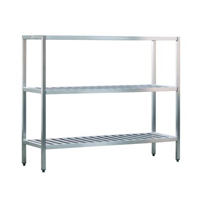 New Age 1044TB 72" Heavy-duty Shelving Unit w/ 1000 lb Capacity, Aluminum, Welded Aluminum, 48" x 20" x 60", Silver