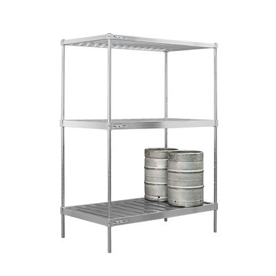 New Age 51171 (3) Level Keg Rack w/ (12) Keg Capacity, 60