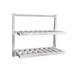 New Age 98301 T-Bar Wall Mounted Shelf, 36"W x 16"D, Aluminum