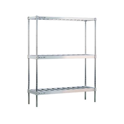 New Age NS933 3 Level Keg Rack w/ 3 Keg Capacity, 60" x 18" x 76", Aluminum, (6) 1/2-Barrel Keg Capacity, Silver