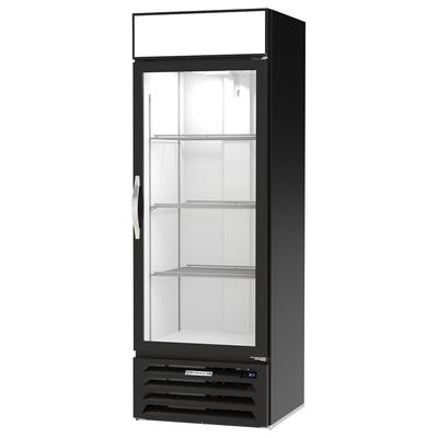 Beverage-Air MMR19HC-1-B 27 1/4" MarketMax 1 Section Glass Door Merchandiser - 1 Right Hinge Door, Black, 115v
