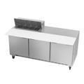 Beverage Air SPE72HC-08C 72" Sandwich/Salad Prep Table w/ Refrigerated Base, 115v, Stainless Steel