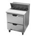 Beverage Air SPED27HC 27" Sandwich/Salad Prep Table w/ Refrigerated Base, 115v, Stainless Steel