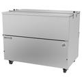 Beverage Air ST49HC-S Milk Cooler w/ Top & Side Access - (768) Half Pint Carton Capacity, 115v, Dual Top & Side Access, Silver