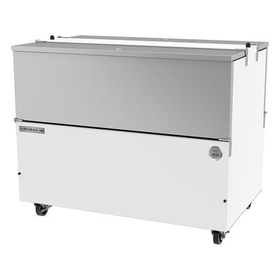 Beverage-Air ST49HC-W Milk Cooler w/ Dual Top & Side Access - 768 Half Pint Carton Capacity, 115v, Dual Access, Central Floor Drain, White