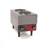 Nemco 6311-1-240 11" Electric Hotplate w/ (2) Burners & Infinite Controls, 240v/1ph, Stainless Steel