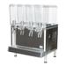 Crathco CS-4E-16-290 Refrigerated Drink Dispenser w/ (4) 2 2/5 gal Bowls, Pre Mix, 120v, (4) 2.4-gal. Bowls, Silver