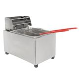 Cecilware Pro EL15 Countertop Commercial Electric Fryer - (1) 15 lb Vat, 120v, 15-lb. Vat, Stainless Steel