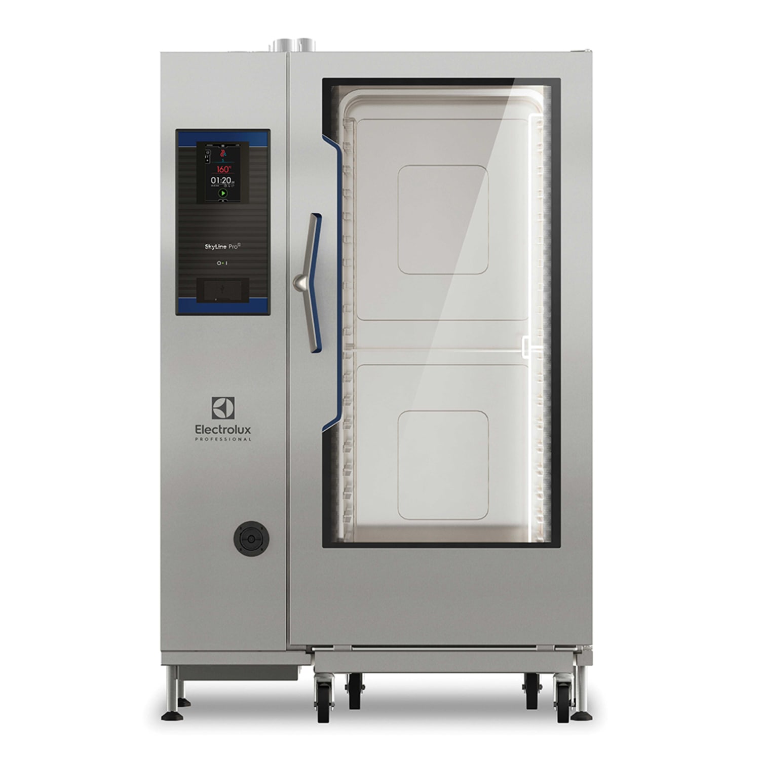 Electrolux Professional 219655 Full Size Combi Oven, Boilerless, 208v/3ph, Stainless Steel