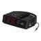 Conair Hospitality WCR14 Alarm Clock Radio w/ USB Charging Port & AUX Jack - 5 1/2" x 7", Black, Single Day Alarm