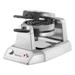 Waring WW200 Double Classic Belgian Commercial Waffle Maker w/ Cast Aluminum Grids, 1400W, Makes 1" Waffles, 7" Grids, 120 V