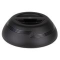 Cambro MDSD9110 The Shoreline Collection 9" Shoreline Collection Plastic Dome Cover - Black, Fits 9" Plate