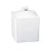 Cal-Mil 1432-15 Square 12 oz Condiment Jar - White