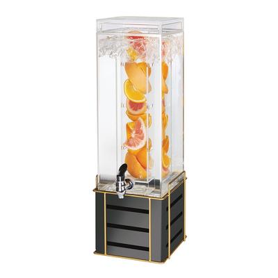 Cal-Mil 22090-3INF-90 3 gal Beverage Dispenser w/ Infusion Chamber - Plastic Container, Black Steel Base