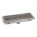 Advance Tabco FTG-1842 Floor Trough - Removable Strainer Basket, 18" x 42" x 4", 14 ga 304 Stainless, Stainless Steel