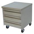 Advance Tabco MDC-4-2020 Mobile Cabinet - (4) 20x20" Drawers, Stainless Top, Stainless Steel
