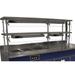 Advance Tabco NDSG-18-72 Self Service Food Shield - 2 Tier, 18x72x26", Stainless Top Shelf, Self-Service, Stainless Steel