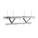 Advance Tabco SC-36 36" Ceiling-mount Pot Rack w/ (12) Double Hooks, Steel, Stainless Steel