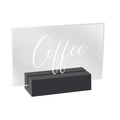 Cal-Mil 22336-1-13 Coffee Tabletop Sign - 3 1/2