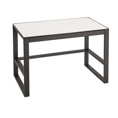 Cal-Mil 22342-32-15 2 Tier Merchandising Table w/ White Top & Metal Frame - 32