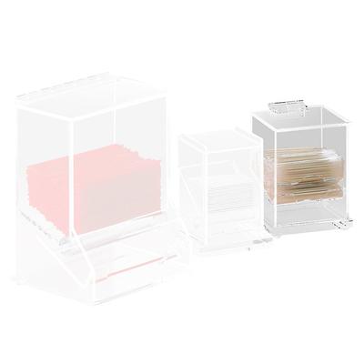 Cal-Mil 304 Clear Acrylic Wrapped Toothpick Dispenser, 4 1/2 x 3 1/2 x 5 1/4" H