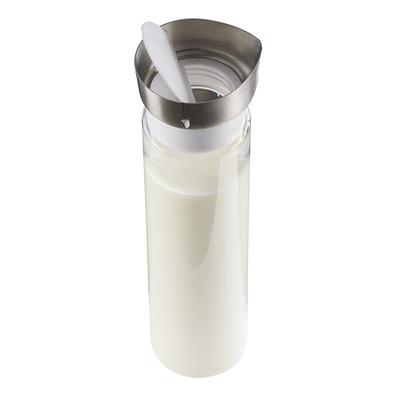 Cal-Mil 3614-55CL 1 liter Carafe w/ Hinged Stainle...