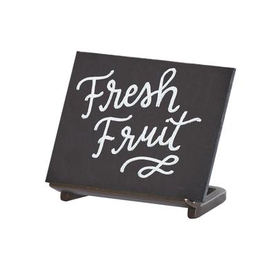 Cal-Mil 3919-43-84 Rectangular Write On Sign, 4" x 3" x 3 1/4", Bronze, Black