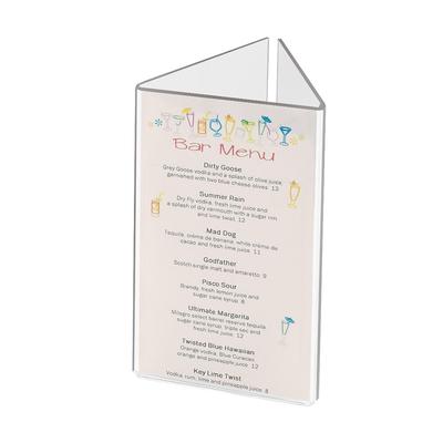 Cal-Mil 542 Tabletop Menu Card Holder - 4 1/4