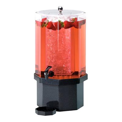 Cal-Mil 972-3-17 3 gal Beverage Dispenser w/ Ice Tube - Plastic Container, Black Base