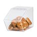 Cal-Mil 999 Classic Pastry Display Bin w/ Hinged Lid - 7 1/2"W x 14"D x 9"H, Acrylic