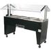 Advance Tabco B4-120-B 62 7/16" Hot Food Table w/ (4) Wells & Open Base, 120v, Black