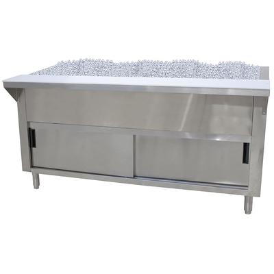 Advance Tabco CPU-3-DR 47 1/8" Cold Food Bar - 3 Pan Capacity, Floor Model, Stainless Steel
