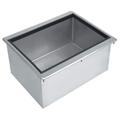 Advance Tabco D-24-IBL-7 21" x 18" Drop In Ice Bin w/ 50 lb Capacity - Insulated, Stainless, Stainless Steel