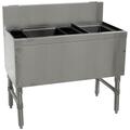 Advance Tabco PRC-19-42L-10 42" Prestige Cocktail Station w/ 89 lb Ice Bin, Stainless Steel