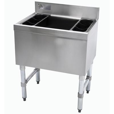 Advance Tabco SLI-12-42-7 42" Underbar Basics Cocktail Station w/ 140 lb Ice Bin, Stainless Steel