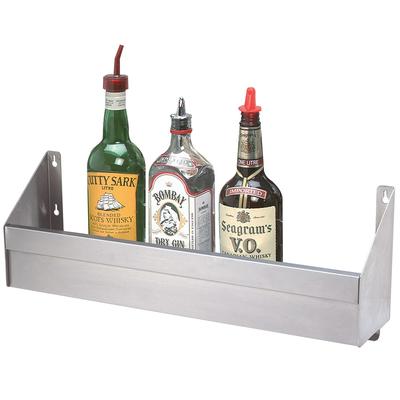 Advance Tabco SRK-30 30" Single Tier Keyhole Bottle Rack, Stainless Steel, 7-8 Bottle Capacity