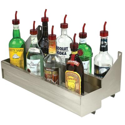 Advance Tabco SRKD-2 23" Double Tier Bottle Rack w/ Keyhole, Stainless Steel
