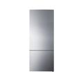 Summit FFBF279SSXIM 14.6 cu ft Compact Refrigerator Freezer w/ Ice Maker - Stainless, 115v, Silver