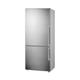 Summit FFBF284SSIMLHD 13.8 cu ft Compact Refrigerator & Freezer - Platinum/Stainless, 115v, Silver