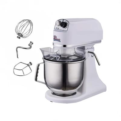 Primo PM-7 7 qt Planetary Commercial Mixer - Bench Model, 1/2 hp, 115v, White