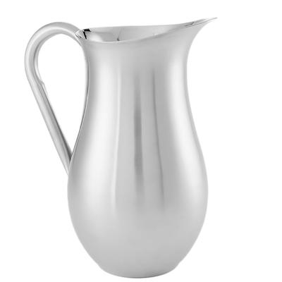 American Metalcraft BWP84 84 oz Stainless Steel Bell Pitcher w/ Ice Guard, Satin Finish, Silver