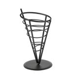 American Metalcraft FFB59 Ironworks 9 1/2" Conical French Fry Basket, Wrought Iron/Black