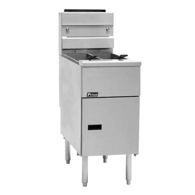 Pitco SG14T-S Solstice Commercial Gas Fryer - (2) ...