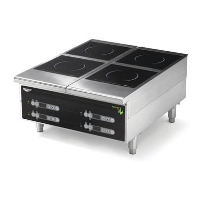 Vollrath 924HIDC Cayenne Countertop Commercial Induction Cooktop w/ (4) Burners, 208-240v/1ph, 4 Burners, Digital Controls, Stainless Steel