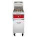 Vulcan 1TR65DF PowerFry3 Commercial Gas Fryer - (1) 70 lb Vat, Floor Model, Liquid Propane, Filtration System, Stainless Steel, Gas Type: LP