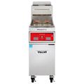 Vulcan 1TR85D Commercial Gas Fryer - (1) 90 lb Vat, Floor Model, Natural Gas, Solid State Digital Controls, 90, 0000 BTU, Stainless Steel, Gas Type: NG
